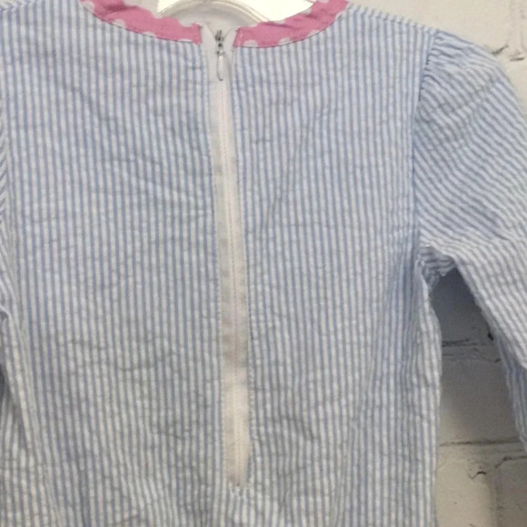 Dandelion Dust 24M Whale Stripe Long Sleeve Eyelit - Picture 6 of 7